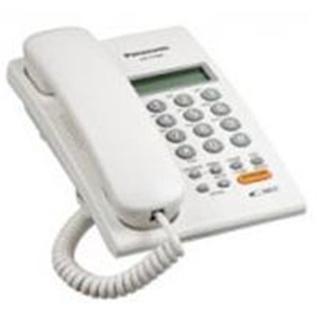 TELEFONO PANASONIC KX-T7705 ANALOGO CON IDENTIFICADOR DE LLAMADAS Y ALTAVOZ (BLANCO)