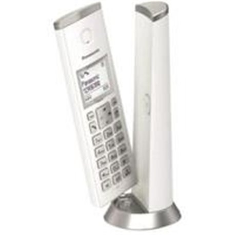TELEFONO INALAMBRICO PANASONIC KX-TGK210 DECT 120 CANALES CON IDENTIFICADOR DE LLAMADAS BLANCO