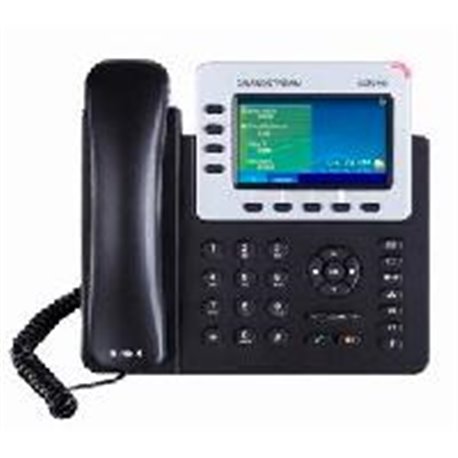 TELFONO IP COLOR GIGABIT PARA 4 LNEAS 4 CUENTAS SIP AUDIO HD BLUETOOTH 2.1POE Y FUENTE DE ALIMENTACION INCLUIDA
