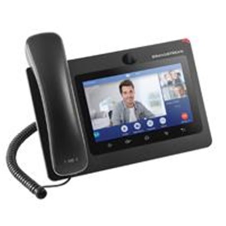 TELEFONO IP ANDROID DE VIDEOCONFERENCIA GIGABIT CON 16 CUENTAS SIP,PANTALLA TACTIL CAPACITIVA DE 7 PULGADAS,AUDIO HD,WIFI DOBLE 