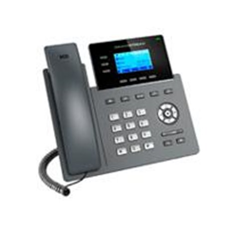 TELÉFONO IP 2 PUERTOS DE RED GIGABIT (10/100/1000), PANTALLA LCD RETROILUMINADA DE 132X64, GESTIÓN Y APROVISIONAMIENTO DESDE LA 