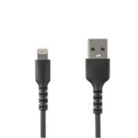 CABLE USB A LIGHTNING - 1M - CABLE LIGHTNING CERTIFICADO MFI - CABLE LIGHTNING DE SERVICIO PESADO - NEGRO - STARTECH.COM MOD. RU