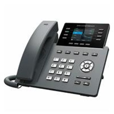 TELEFONO IP 4 CUENTAS SIP, PANTALLA A COLOR, AUDIO HD, WI-FI INTEGRADO, BLUETOOTH  SOPORTA POE, PUERTOS DE RED GIGA.