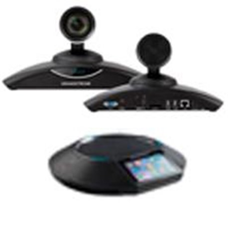 SISTEMA DE VIDEO CONFERENCIA FULLHD GIGABIT MULTI-PLATAFORMA CON CáMARA PTZ, 2 SALIDAS DE VIDEO,CONTROL REMOTO, ZOOM 9X Y FUENTE