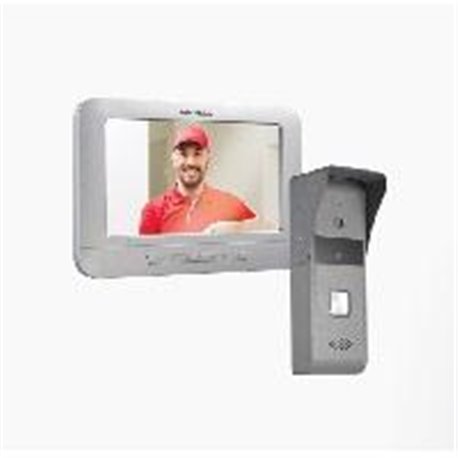 KIT DE VIDEOPORTERO ANALóGICO HIKVISION DS-KIS203-T CON PANTALLA LCD A COLOR DE 7 / FRENTE DE CALLE PARA EXTERIOR IP65