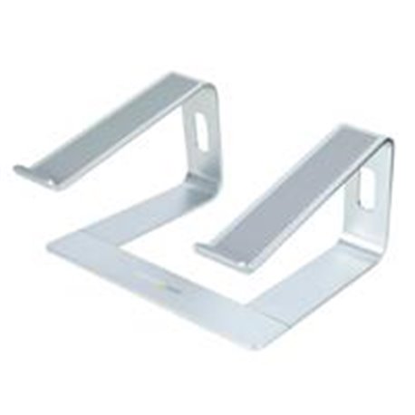 BASE DE ESCRITORIO PARA LAPTOP, SOPORTA 5KG, DE ALUMINIO, COLOR PLATA, BASE RISER ELEVADOR ERGONóMICO PARA LAPTOP, PARA MACBOOK 