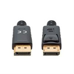 CABLE DISPLAYPORT 8K V1.4, MACHO A MACHO, 1 M (3 PIES), SOPORTA 4K@144HZ, HDR, CONTACTOS CHAPADOS EN ORO, FORRO DE PVC Y CONECTO