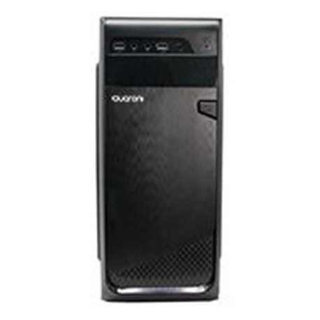 GABINETE MEDIA TORRE QUARONI, FORMATO ATX/ MICRO ATX /MINI ITX/ USB 2.0, FUENTE DE PODER INCLUIDA 500W, COLOR NEGRO ACABADO CEPI