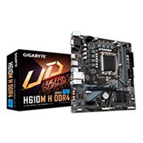MB GIGABYTE H610 INTEL S-1700 12A GEN/2XDDR4 3200MHZ/PCIE 4.0/HDMI/2XUSB 3.2/M.2/MICRO ATX/GAMA BASICA