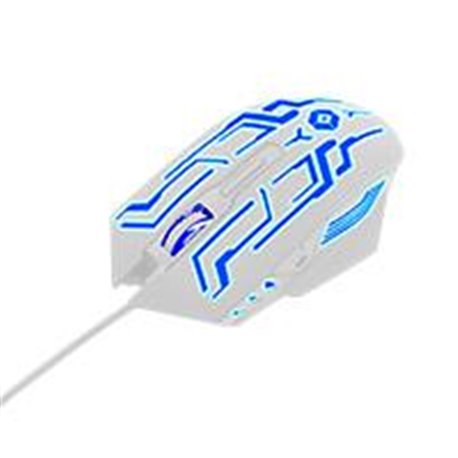 MOUSE GAMER ALAMBRICO USB RGB VORTRED BY PERFECT CHOICE BLANCO