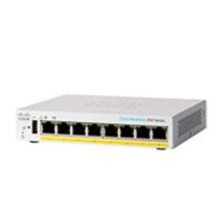 CBS250-8PP-E-2G-NA SWITCH CISCO ADMINISTRABLE 8 PUERTOS 10/100/1000 POE+ 45W + 2X GIGA COMBO SFP