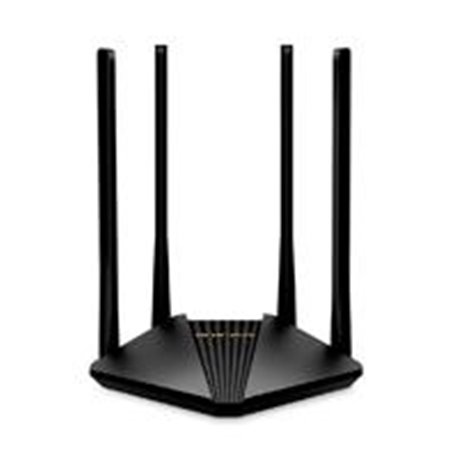 ROUTER 4 ANTENAS ALTA GANANCIA MR30G DOBLE BANDA GIGABIT WIFI MERCUSYS AC1200 5GHZ VELOCIDAD 867 MBPS / 2.4 GHZ 300 MBPS