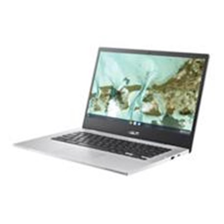 PORTATIL LAPTOP ASUS CHROMEBOOK 14 HD/CELERON N3350/4GB/64GB EMMC/USB 3.2/USB 3.2 TIPO C/BLUETOOTH/WEBCAM HD/GRADO MILITAR/PLATA