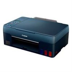 MULTIFUNCIONAL CANON PIXMA G3160 NAVY, COLOR, TINTA CONTINUA, 11 IPM B/N A COLOR 6 IPM, WIFI, BANDEJA 100 HOJAS, CONSUMIBLE GI-1