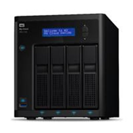 NAS WD MY CLOUD PR4100 32TB/CON 4 DISCOS DE 8TB/4BAHIAS/INTEL PENTIUM N3710 1.6GHZ/4GB/2ETHERNET/3USB3.0/RAID 0-1-5-10