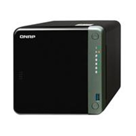 NAS QNAP TS-453D-4G /4 BAHIAS CELERON® J4125 NUCLEO CUADRUPLE HASTA 2.7 GHZ, 4 GB RAM DDR4 SO-DIMM, 2 PTO RJ45 2,5 GBE / USB 2.0