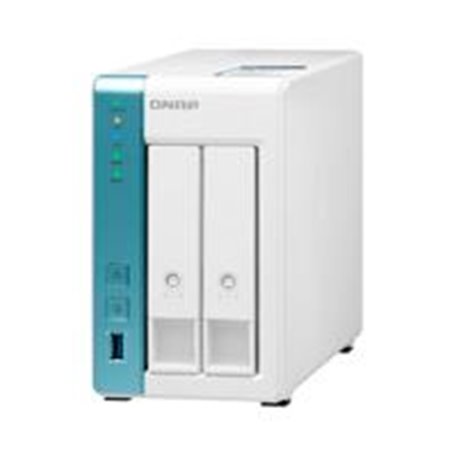 NAS QNAP TS-231P3-2G /2 BAHIAS NUCLEO CUADRUPLE HASTA 1.7 GHZ 2GB DDR3, AMPLIABLE HASTA 8GB/1 LAN 2,5 GBE/USB 3.2 X3/SATA/HOT-SW