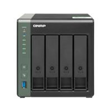 NAS QNAP TS-431KX-2G /4 BAHIAS SATA HDD 3,5/ ALPINE AL214 NUCLEO CUADRUPLE 1.7GHZ/2GB DDR3 HASTA 8 GB/2 PTO GBE/ 1 PTO SFP 10GBE