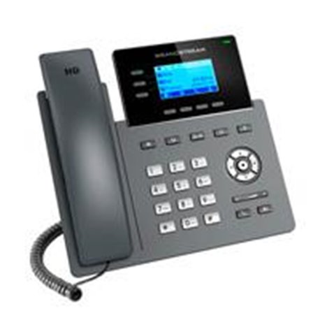 TELÉFONO IP 2 PUERTOS DE RED GIGABIT (10/100/1000), PANTALLA LCD RETROILUMINADA DE 132X64, , SOPORTE DE ELECTRONIC HOOK SWITCH (