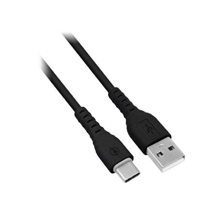 CABLE BROBOTIX CARGA RÁPIDA USB V3.0 TIPO C/ PVC/ 1.0 M/ NEGRO
