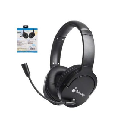 AUDIFONOS DIADEMA NEXTEP INALAMBRICO BLUETOOTH RECARGABLE CON MICROFONO NEGRO NE-424