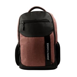 MOCHILA PERFECT CHOICE PARA LAPTOP 15.6 DE POLIESTER YOUTH TERRACOTA PC-083955