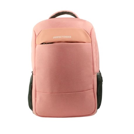 MOCHILA PERFECT CHOICE PARA LAPTOP 15.6 DE POLIESTER FEARLESS ROSA PC-084013