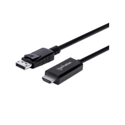 CABLE MANHATTAN DISPLAYPORT - HDMI M-M 4K 3M