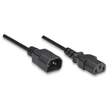 CABLE DE CORRIENTE MANHATTAN DE MONITOR A CPU EXTENSION 1.8M