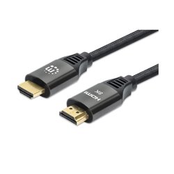 CABLE MANHATTAN HDMI 2.1 TEXTIL M-M 1M 8K 60HZ