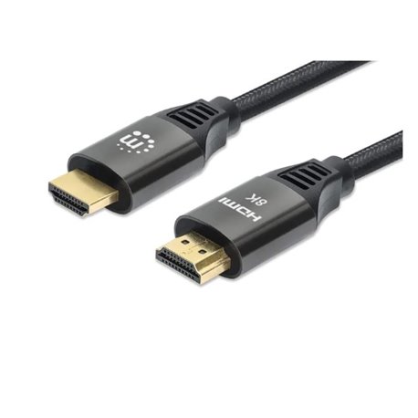 CABLE MANHATTAN HDMI 2.1 TEXTIL M-M 2M 8K 60HZ