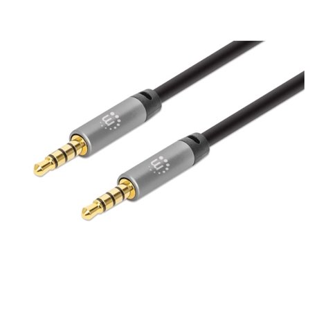 CABLE MANHATTAN DE AUDIO 3.5MM 1 MACHO A 1 MACHO 3M