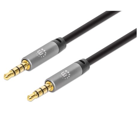 CABLE MANHATTAN DE AUDIO 3.5MM 1 MACHO A 1 MACHO 5M