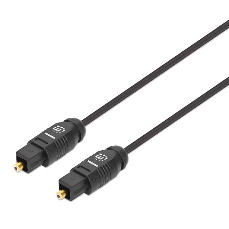CABLE MANHATTAN DE AUDIO TOSLINK MACHO A MACHO 3M NEGRO