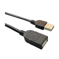 CABLE MANHATTAN USB EXTENCION 3M NEGRO V2.0