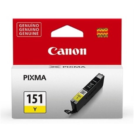 TINTA CANON CLI-151 Y 6531B001AA AMARILLO IP7210/ MG5410/G5510/G6410/G7110/MG6310 (330 PAG)