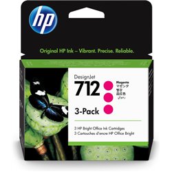 TINTA HP LF 712 3ED78A MAGENTA DESIGNJET T210 / T230 29ML (3-PACK)