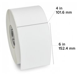 ETIQUETA ZEBRA TT 4 X6 Z-PERFORM 2000T CENTRO 3IN C/PLECA 1 ROLLO