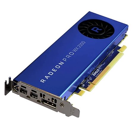 TJ VIDEO AMD 2GB RADEON PRO WX 2100 100-506001 GDDR5 2*MINI DP 1*DP