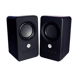 BOCINAS DE ESCRITORIO TECHZONE BLUETOOTH NEGRA TWS