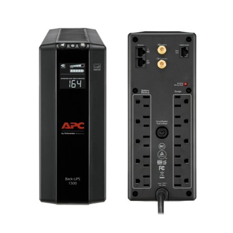 UPS APC PRO BX1500M-LM60 1.5kVA/ 900W AVR 10 NEMA 5-15R (5 C/PROTECCION BAT) INTERFAZ LCD LAM 60Hz 120V
