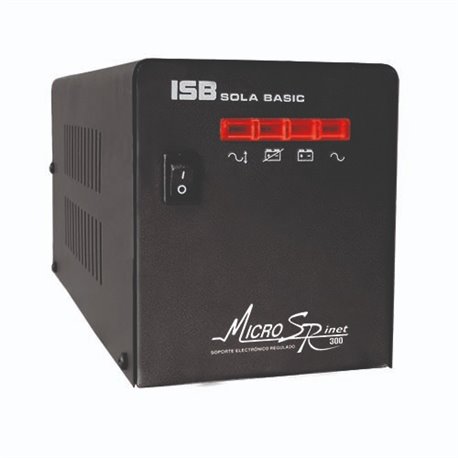 UPS SOLA BASIC MICROSRINET XRN-21-301 300VA / 175W 4 NEMA 5-15R CON RESPALDO DE BATERIA