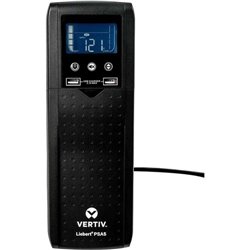 UPS VERTIV Liebert PSA5-1500MT120 Línea interactiva Stand-By 1.5kVA/900W LCD 10 NEMA 5-15R (5 C/RESPALDO BAT) ENERGY STAR