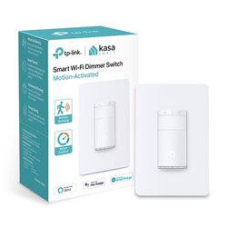SWITCH DE LUZ INTELIGENTE PARED KASA SMART ES20M WI-FI 2.4GHz LUZ REGULABLE EN FOCOS LED SENSOR MOVIMIENTO