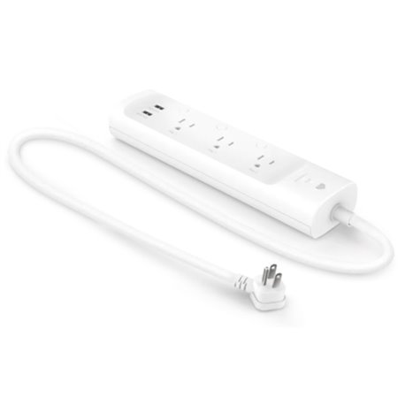 BARRA TP-LINK KP303 KASA SMART 3 CONTACTOS INTELIGENTES WI-FI 2.4GHz CONTROL DE VOZ 2 PTOS DE CARGA USB 5V/2.4A