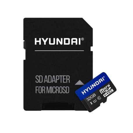 MEMORIA HYUNDAI MICRO SD 32GB CLASE 10 CON ADAPTADOR PROTECCION PROFECIONAL