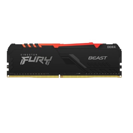 MEMORIA KINGSTON 32GB DDR4 3200 FURY BEAST BLACK RGB KF432C16BBA/32