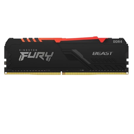 MERMORIA KINGSTON 8GB DDR4 3600MHZ FURY BEAST NEGRO RGB KF436C17BBA/8