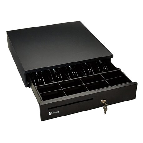 CAJON DE DINERO NEXTEP 5 BILLETES 8 MONEDAS RJ-11 MANUAL Y ELECTRONICA 12V NE-515