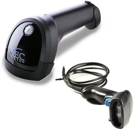 LECTOR DE CODIGOS DE BARRAS EC LINE 8300 1D 2D Y PDF417 40 LECTURAS USB INCLUYE CABLE USB SIN BASE
